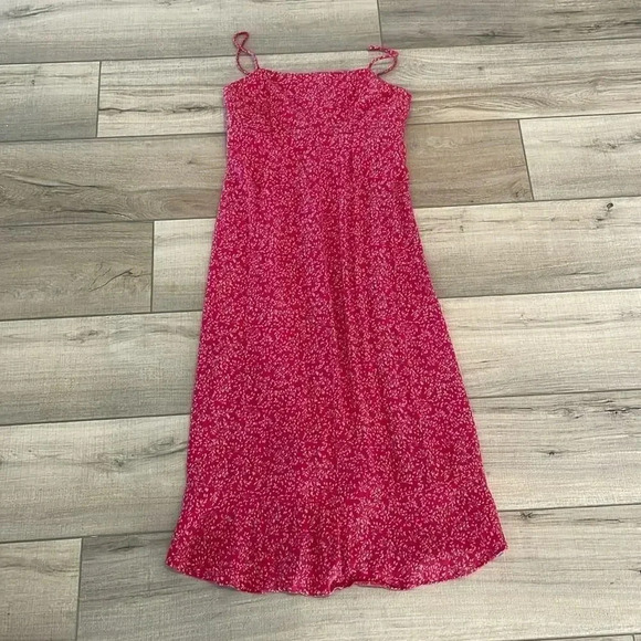 Hot pink Gap size 4 dress with spaghetti straps - Picture 1 of 8